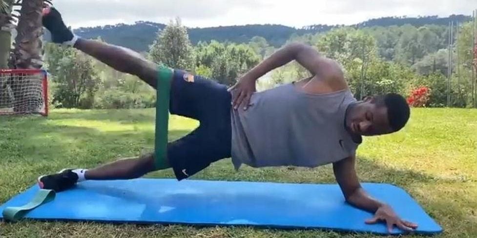 Ansu Fati, durant la seva recuperació | @ansufati