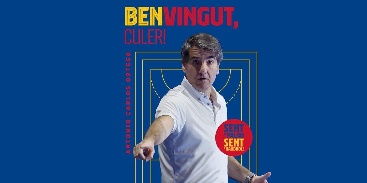 Antonio Carlos Ortega, nou entrenador del Barça d'handbol | FC Barcelona