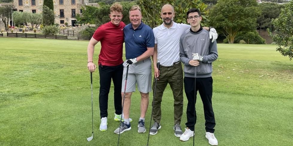 Guardiola i Koeman, a Vallromanes | @ronaldkoeman