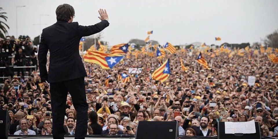 Carles Puigdemont, a Perpinyà | Jordi Borràs