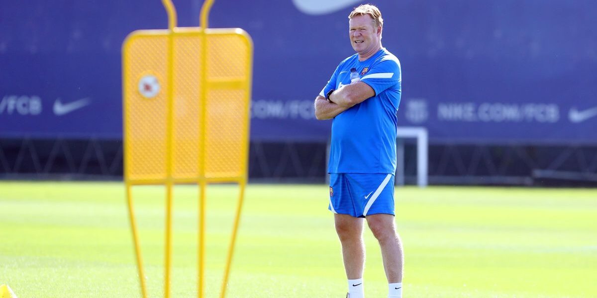 Koeman, durant un entrenament de pretemporada | FC Barcelona