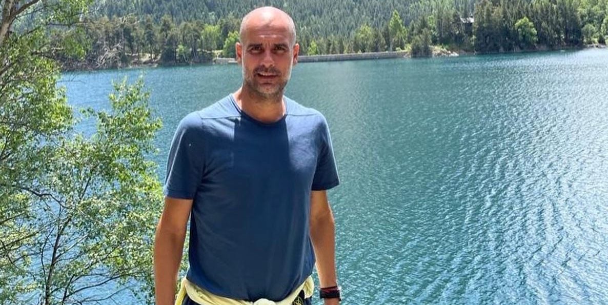 Guardiola, a l'Estany de Sant Maurici | @PepTeam