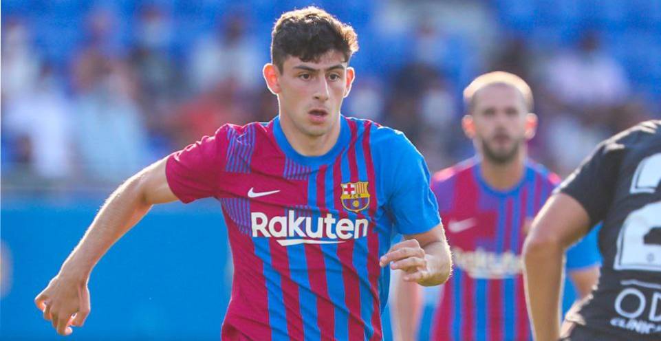 Yusuf Demir, durant un partit de pretemporada amb el Barça | FC Barcelona