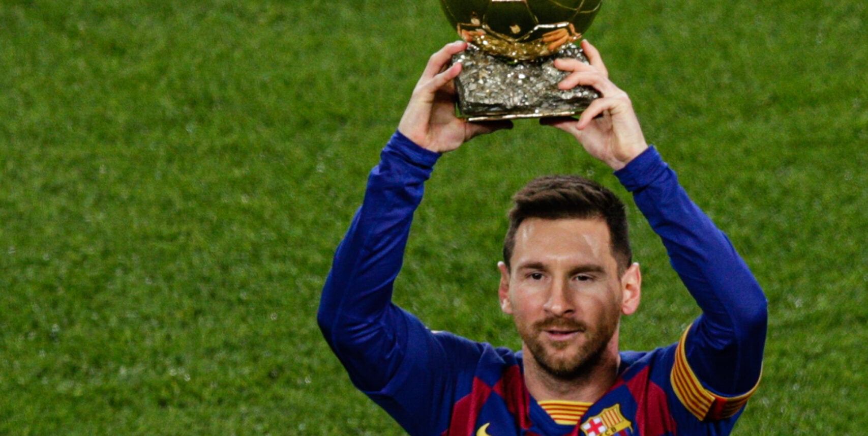 Leo Messi, amb la Pilota d'Or | Europa Press