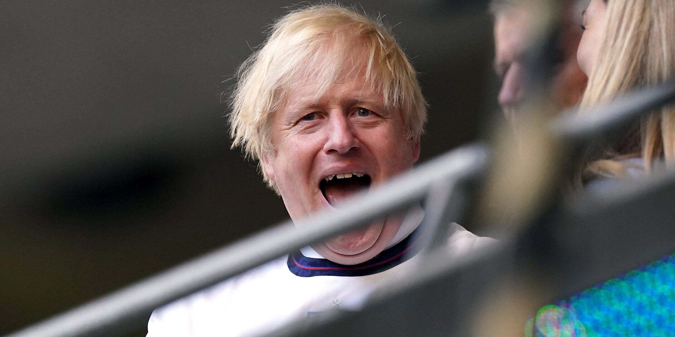Boris Johnson, a l'estadi de Wembley durant l'Eurocopa | Europa Press