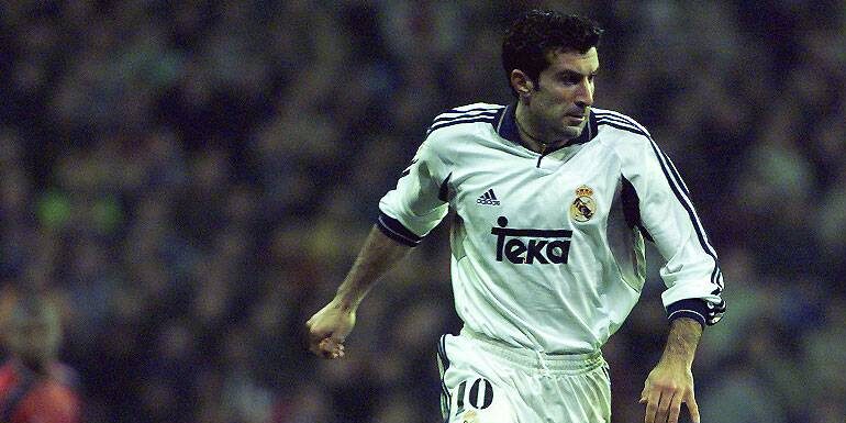 Figo, durant la seva etapa al Reial Madrid | Real Madrid CF