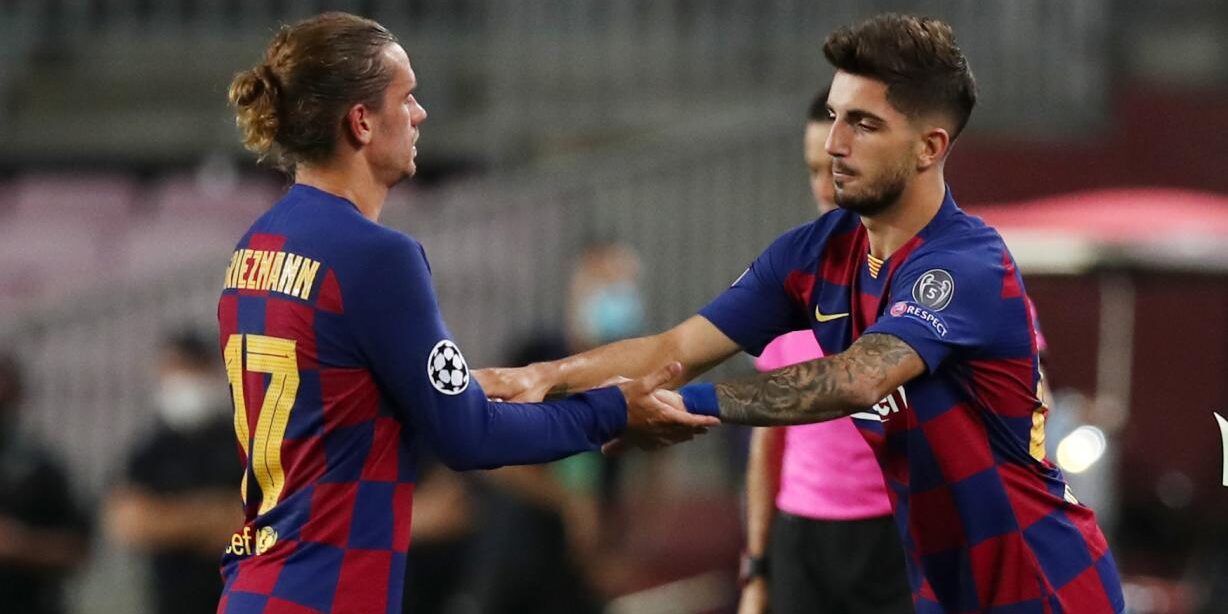 Monchu, durant el seu debut amb el primer equip | FC Barcelona