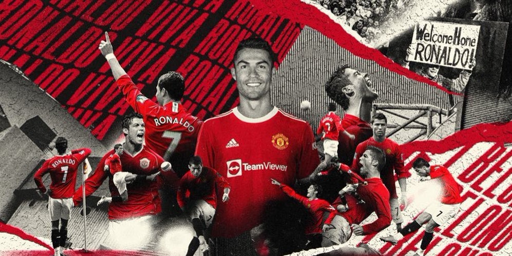 Imatge promocional del fitxatge de Cristiano Ronaldo | Manchester United FC 