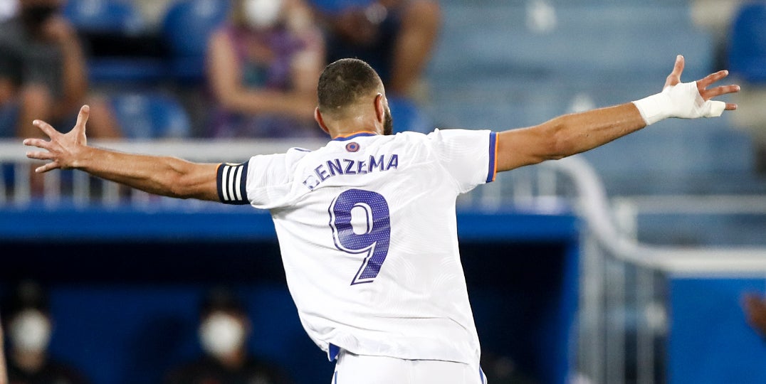 Benzema celebra un gol amb el Reial Madrid | Reial Madrid