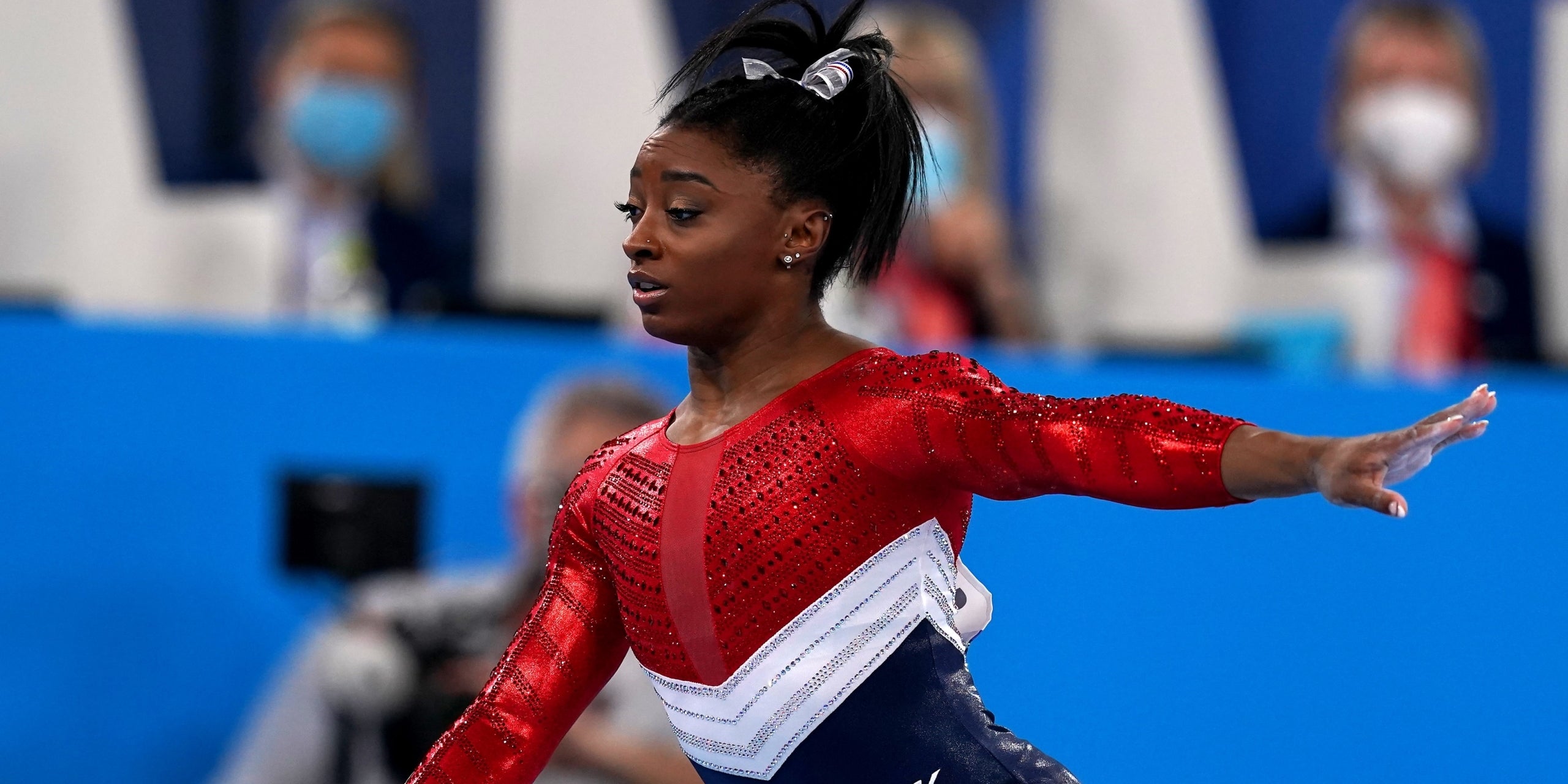 Simone Biles, durant la seva participació als Jocs Olímpics de Tòquio | Europa Press