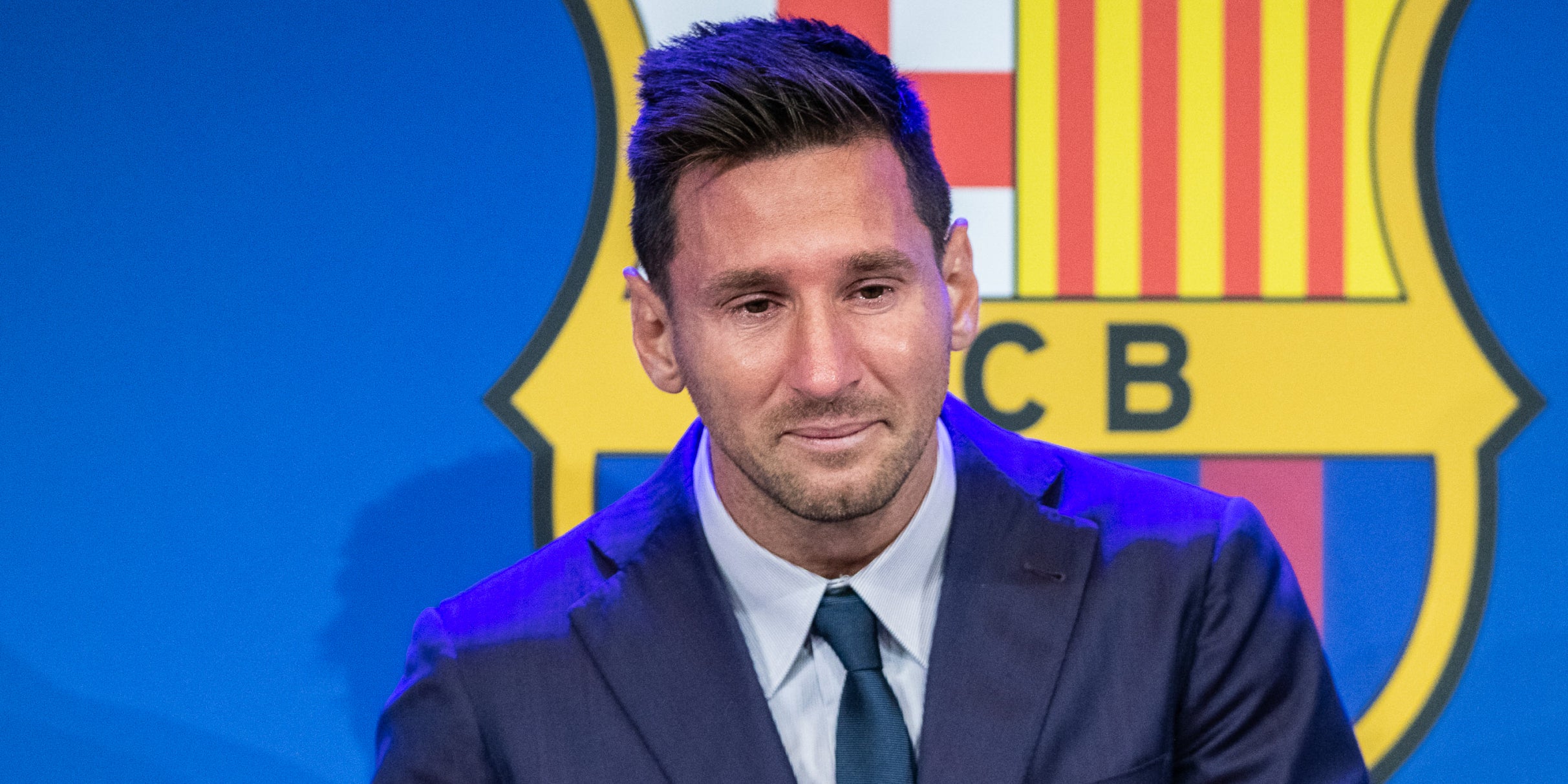 Messi, durant el comiat amb el Barça | Europa Press