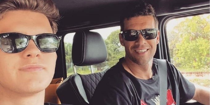 Michael Ballack amb el seu fill Emilio | Instagram Michael Ballack