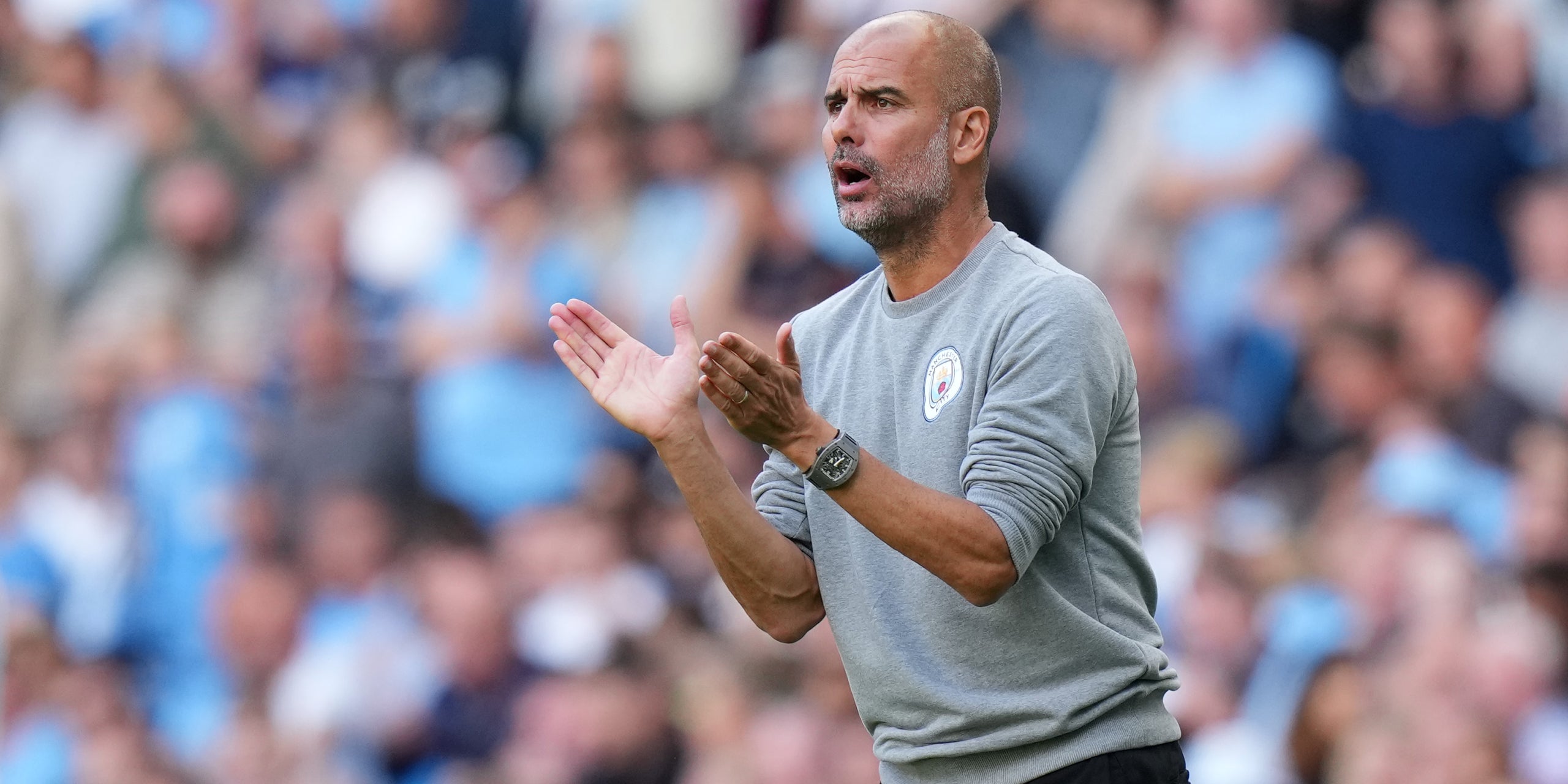 Pep Guardiola durant el partit contra el Southampton | Manchester City FC 