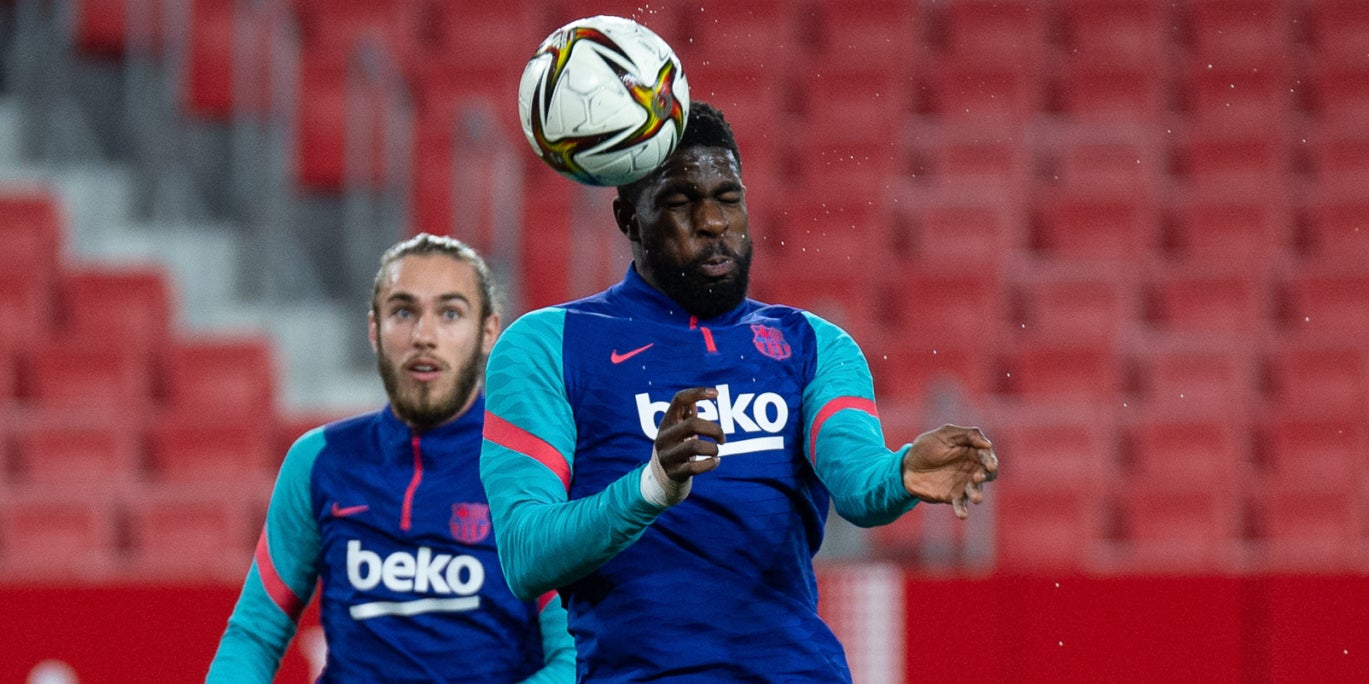 Samuel Umtiti, abans d'un partit | Europa Press