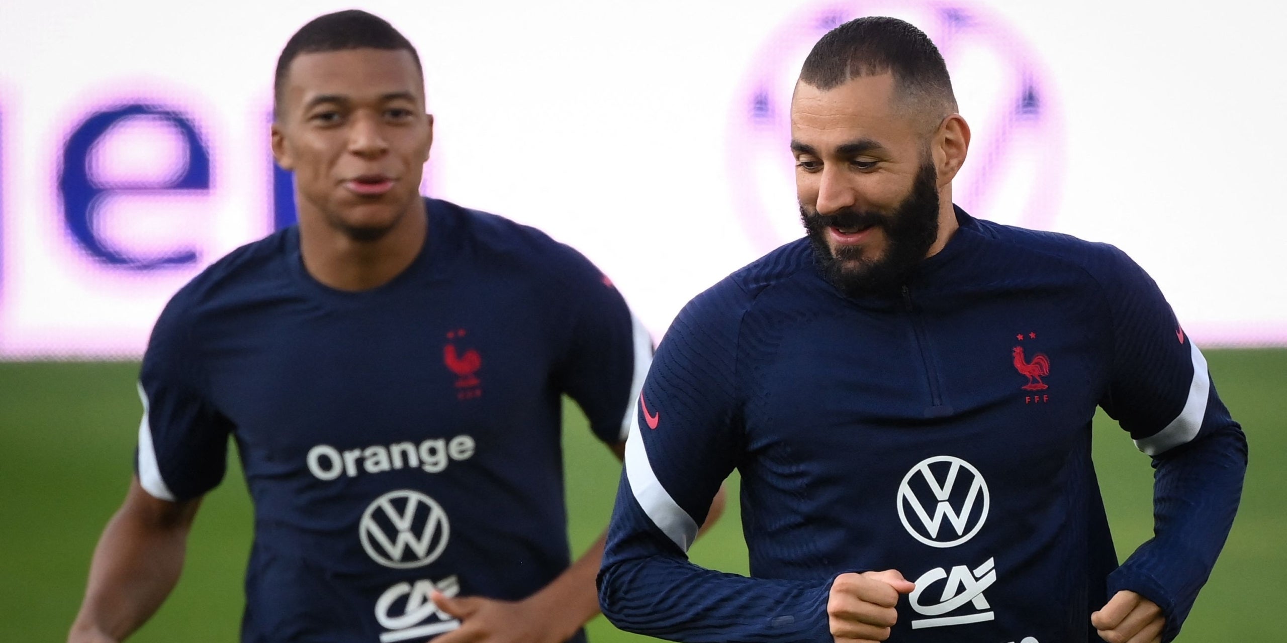 Benzema i Mbappé, amb la selecció francesa | Europa Press