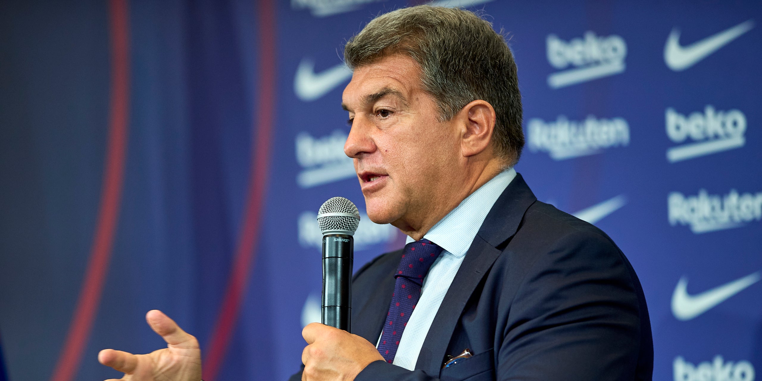 Joan Laporta, en roda de premsa | Europa Press