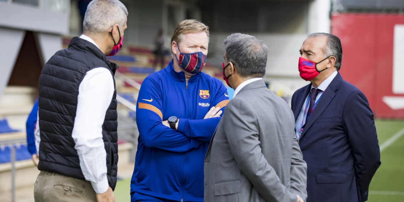 Koeman i Laporta, en arxiu | FC Barcelona