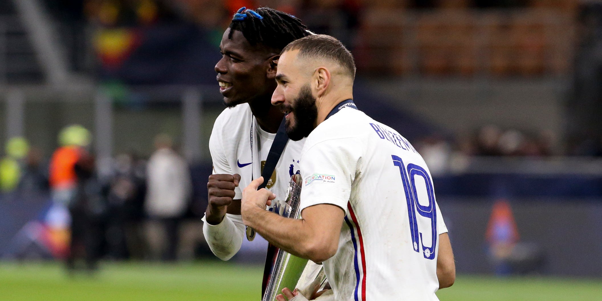 Paul Pogba i Karim Benzema, amb la Nations League | Europa Press