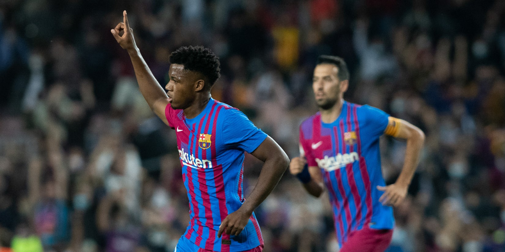 Ansu Fati celebra un gol | Europa Press