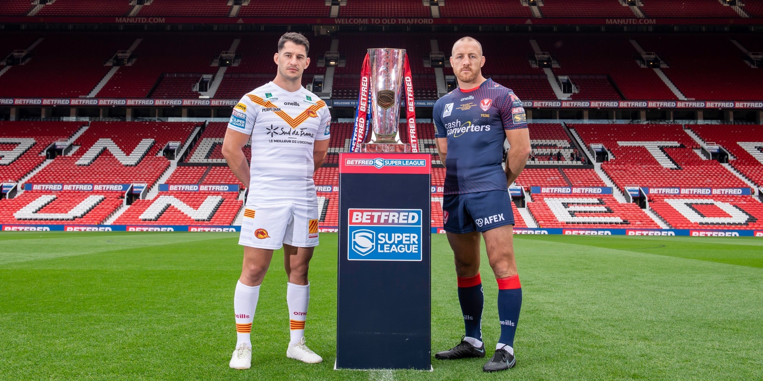 Presentació del trofeu de la SuperLeague XIII a Old Trafford | Dragons Catalans