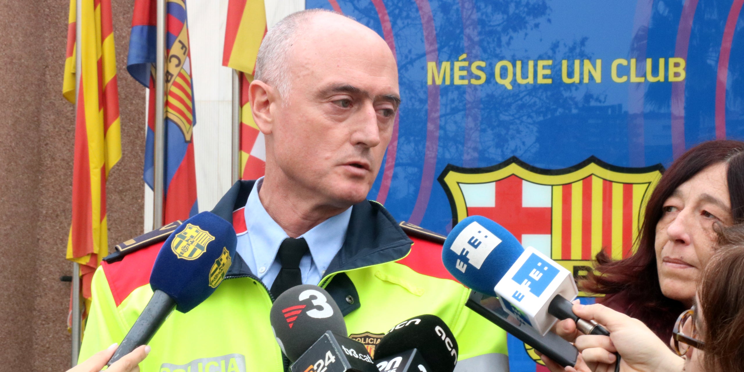 Lluís Miquel Venteo, a la porta de les oficines del Barça | Europa Press