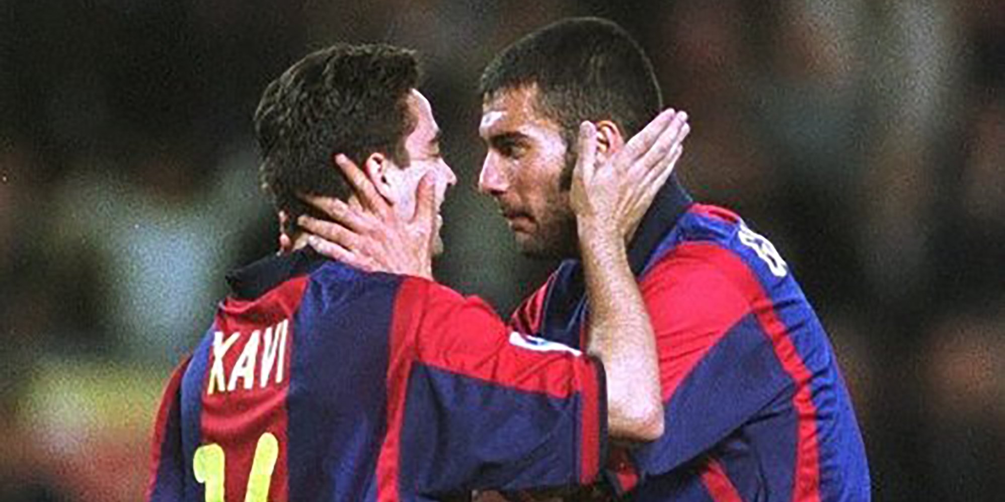 Xavi i Guardiola, en arxiu | @PepTeam