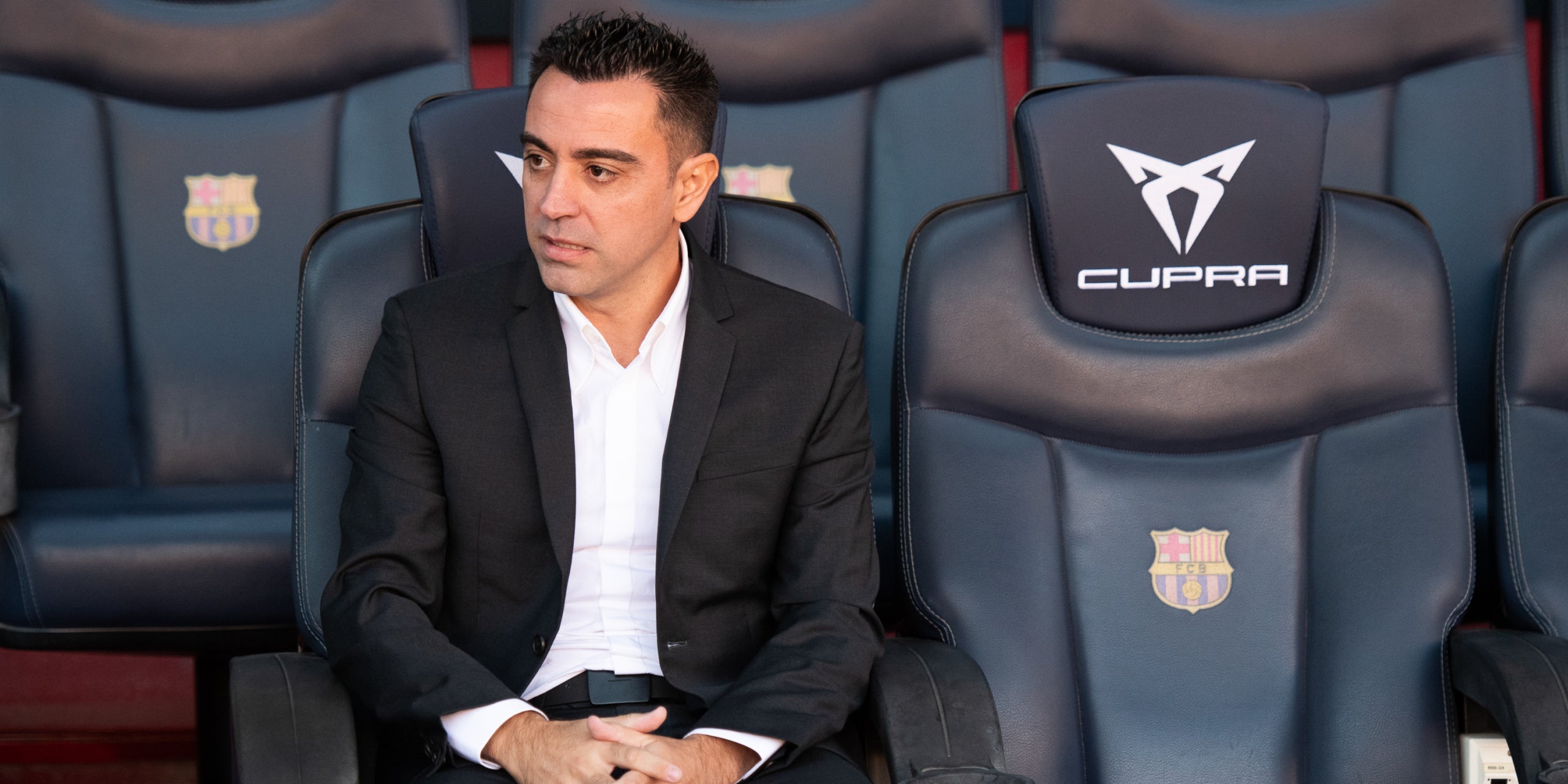 Xavi Hernández, a la banqueta del Camp Nou | Europa Press