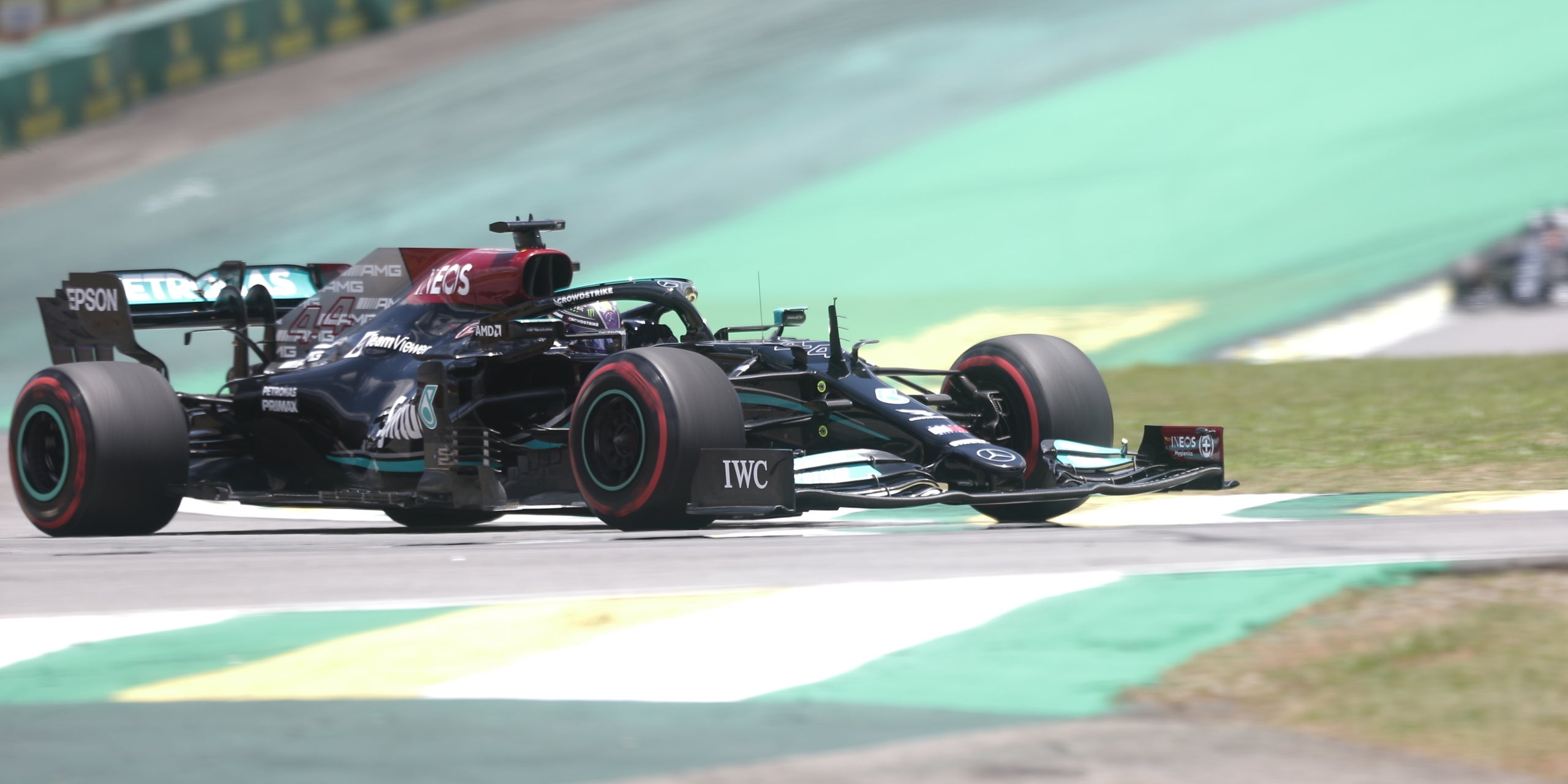 Lewis Hamilton durant el GP d'Interlagos | Europa Press