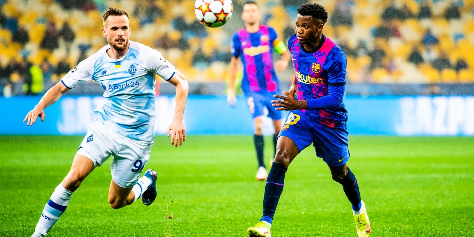Ansu Fati, durant el partit contra el Dinamo de Kíev | FC Barcelona