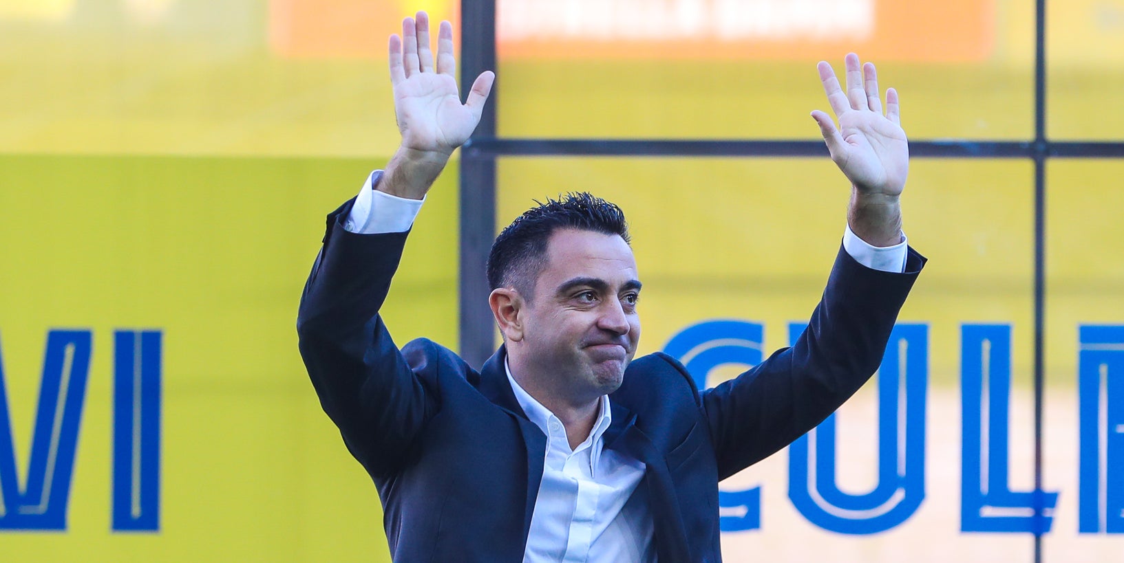 Xavi Hernández, durant la seva presentació | FC Barcelona