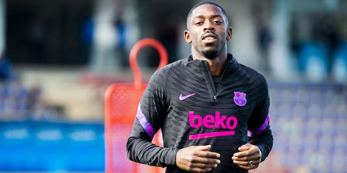 Ousmane Dembélé, durant un entrenament | FC Barcelona