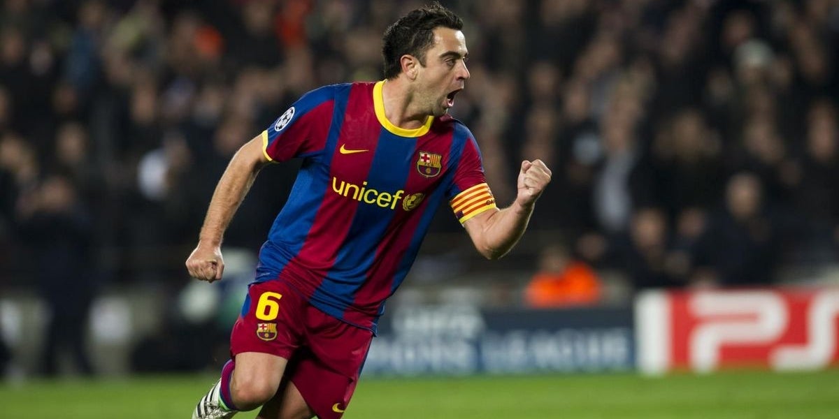 Xavi Hernández, durant la seva etapa de futbolista | FC Barcelona