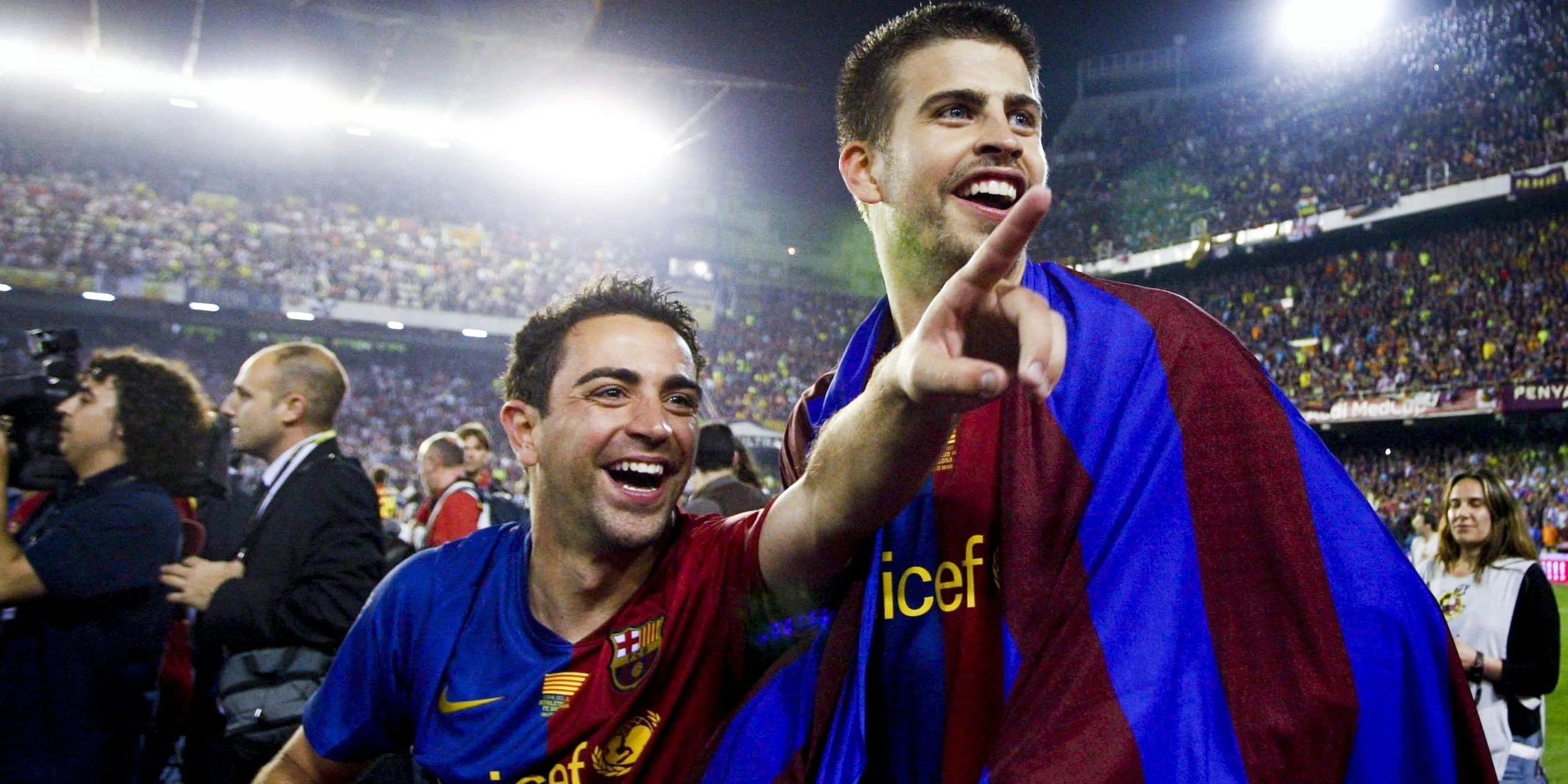 Xavi i Piqué, l'any 2009 | FC Barcelona
