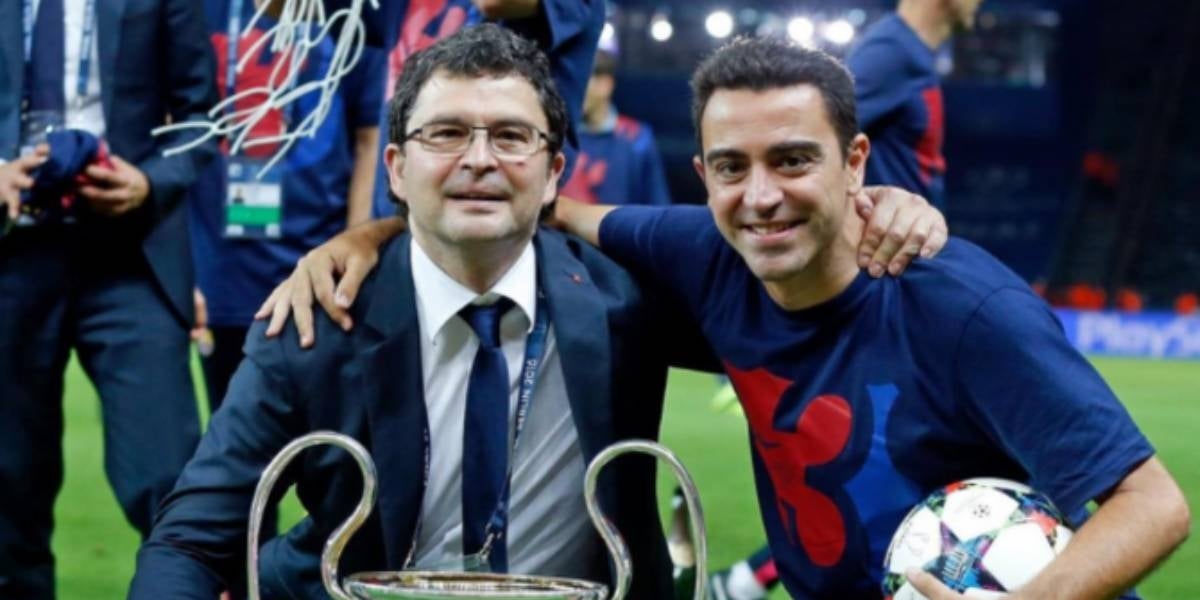 Xavi Hernández, amb el doctor Pruna | @Xavi