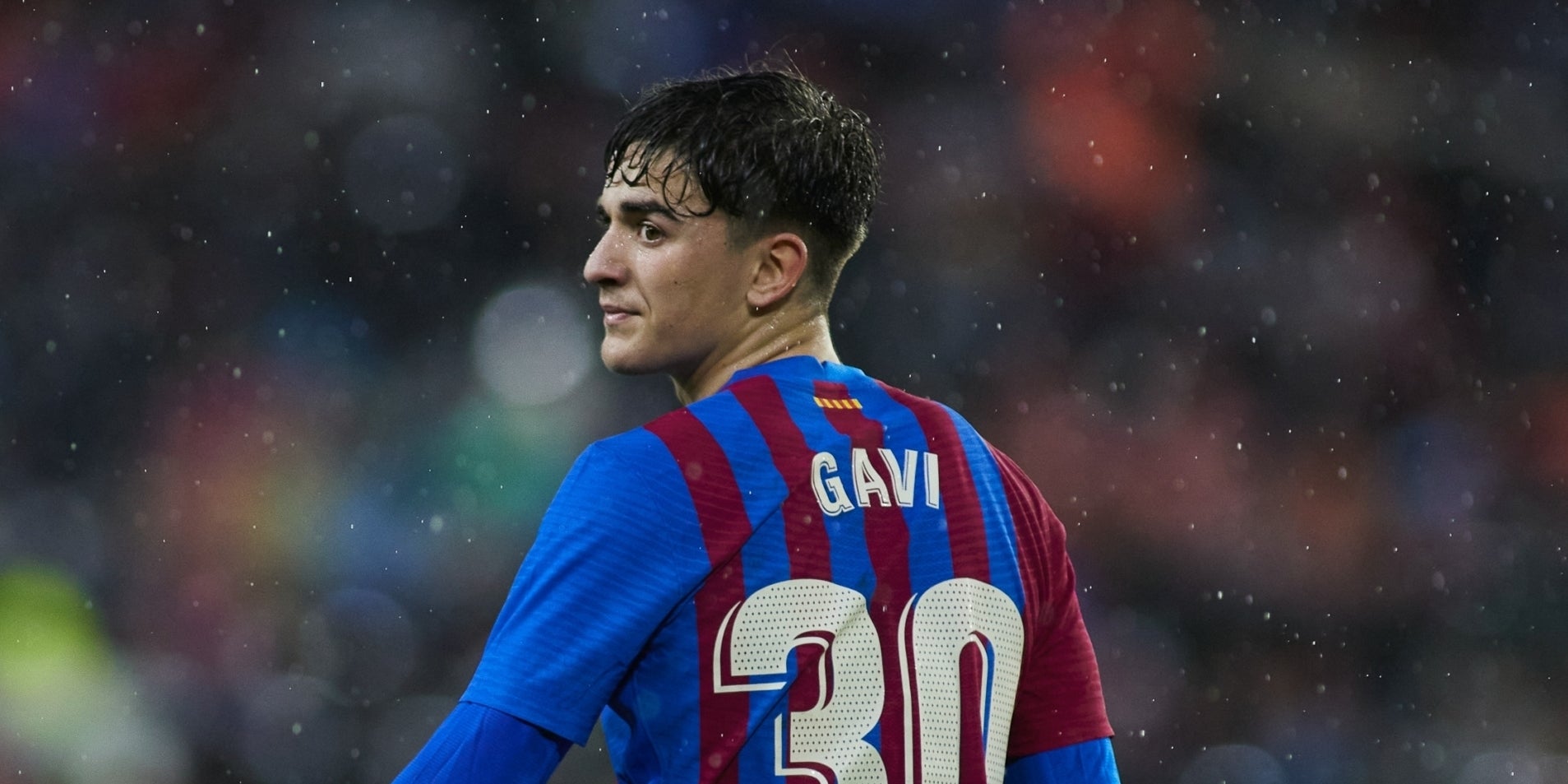Gavi, durant un partit | Europa Press