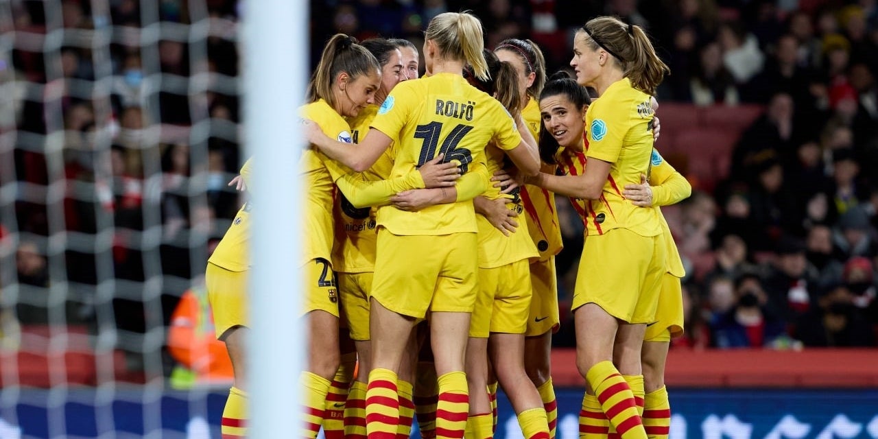 Les jugadores del Barça celebren un gol | FC Barcelona