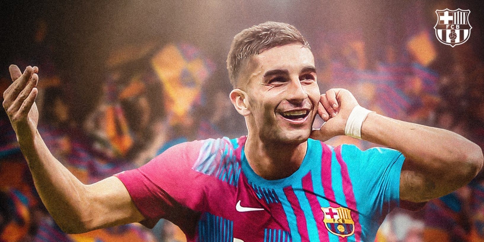 Ferran Torres, en una imatge promocional del Barça | FC Barcelona