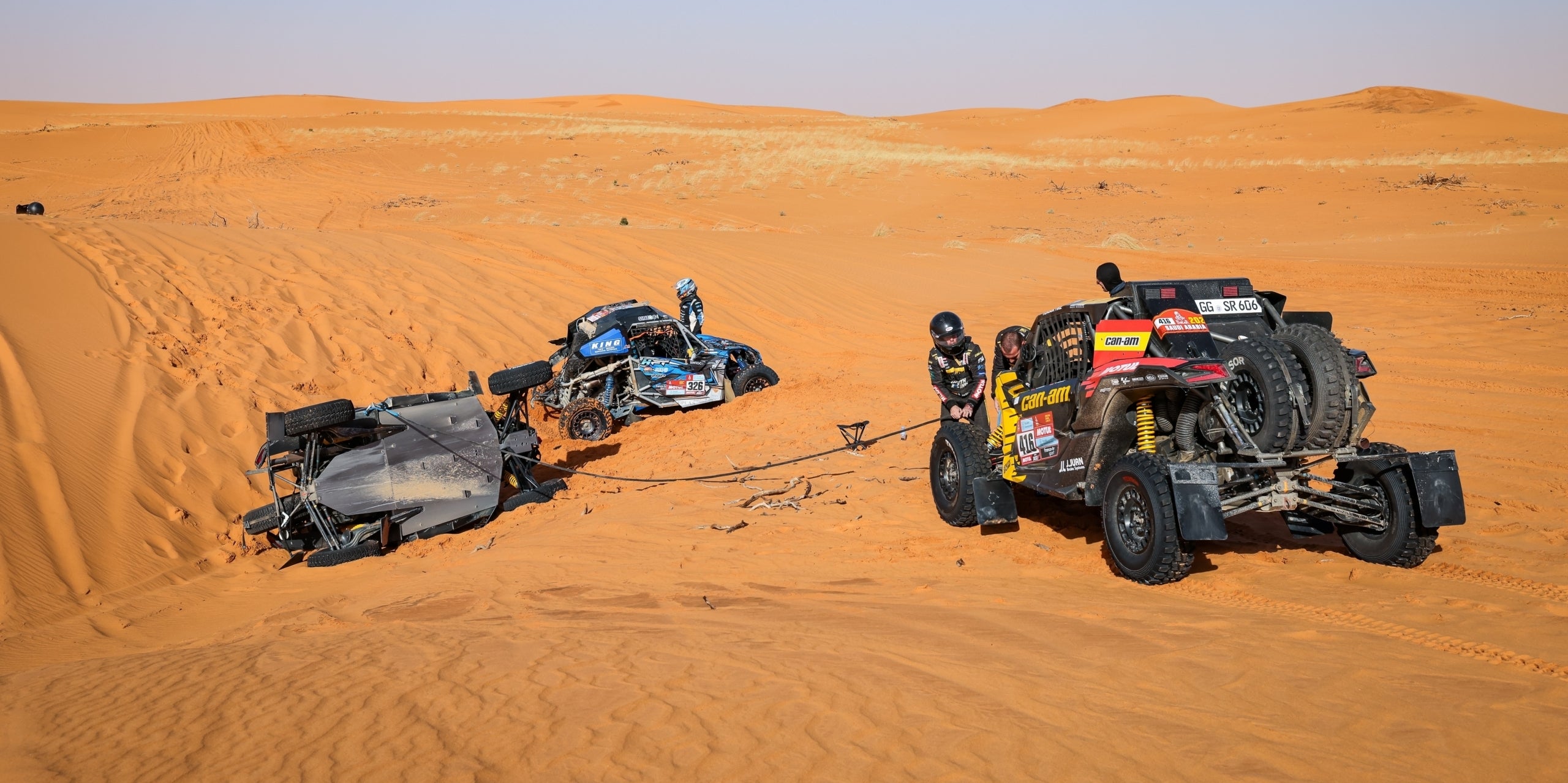 Un accident al Dakar 2022 | Europa Press