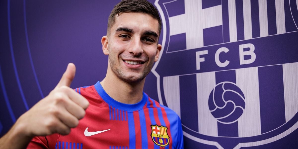 Ferran Torres, amb la samarreta del Barça | FC Barcelona