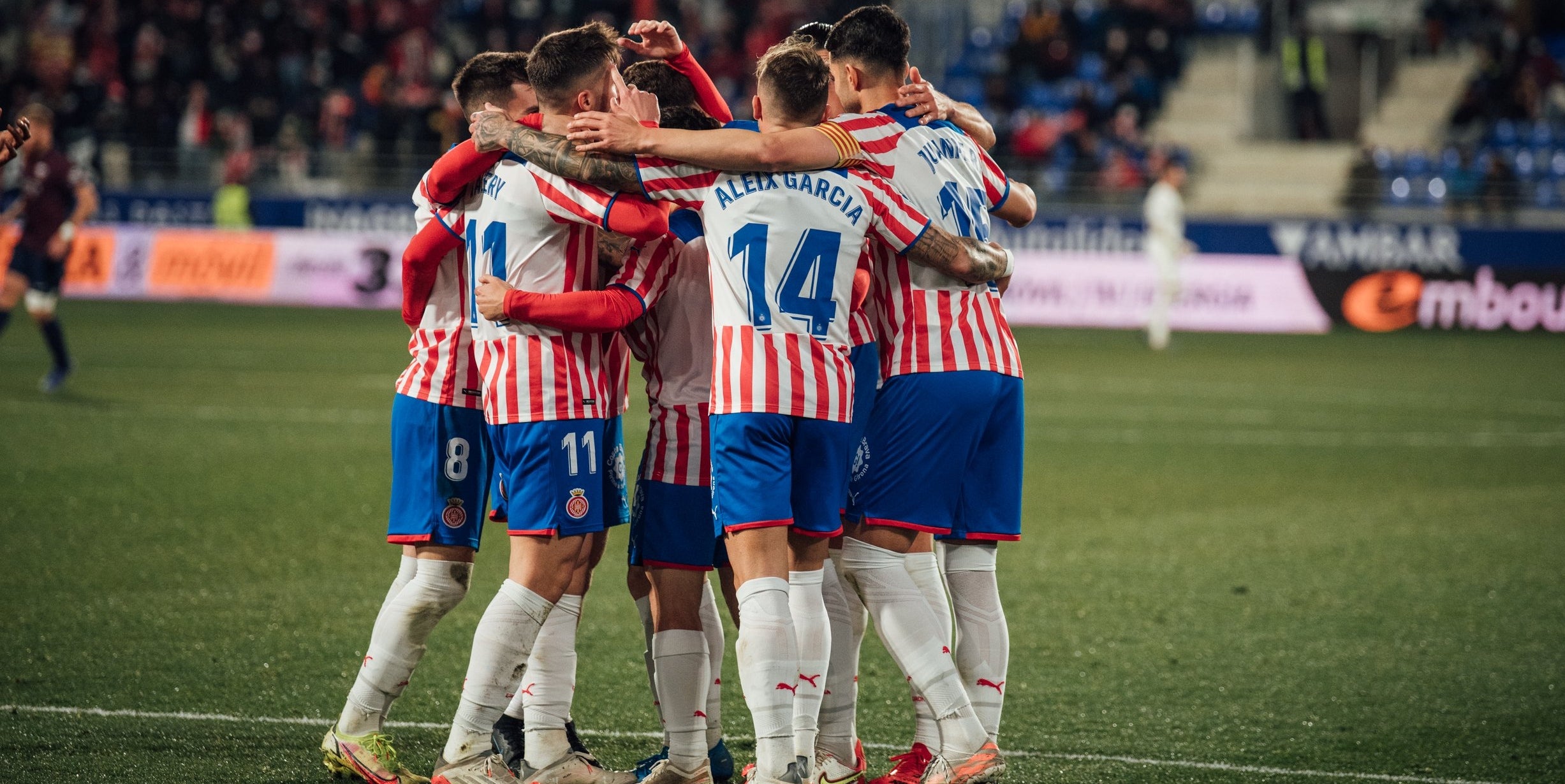 Els jugadors del Girona celebren el gol | Girona CF