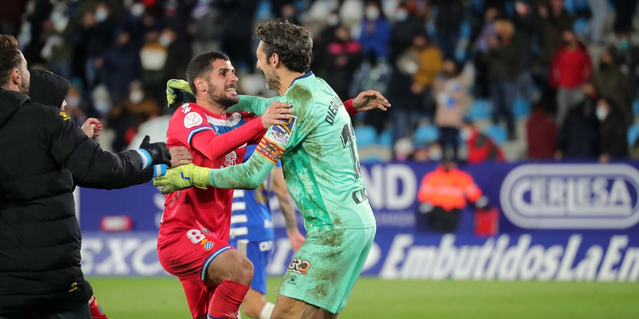 Diego López celebra la seva gran actuació a la Copa | RCD Espanyol