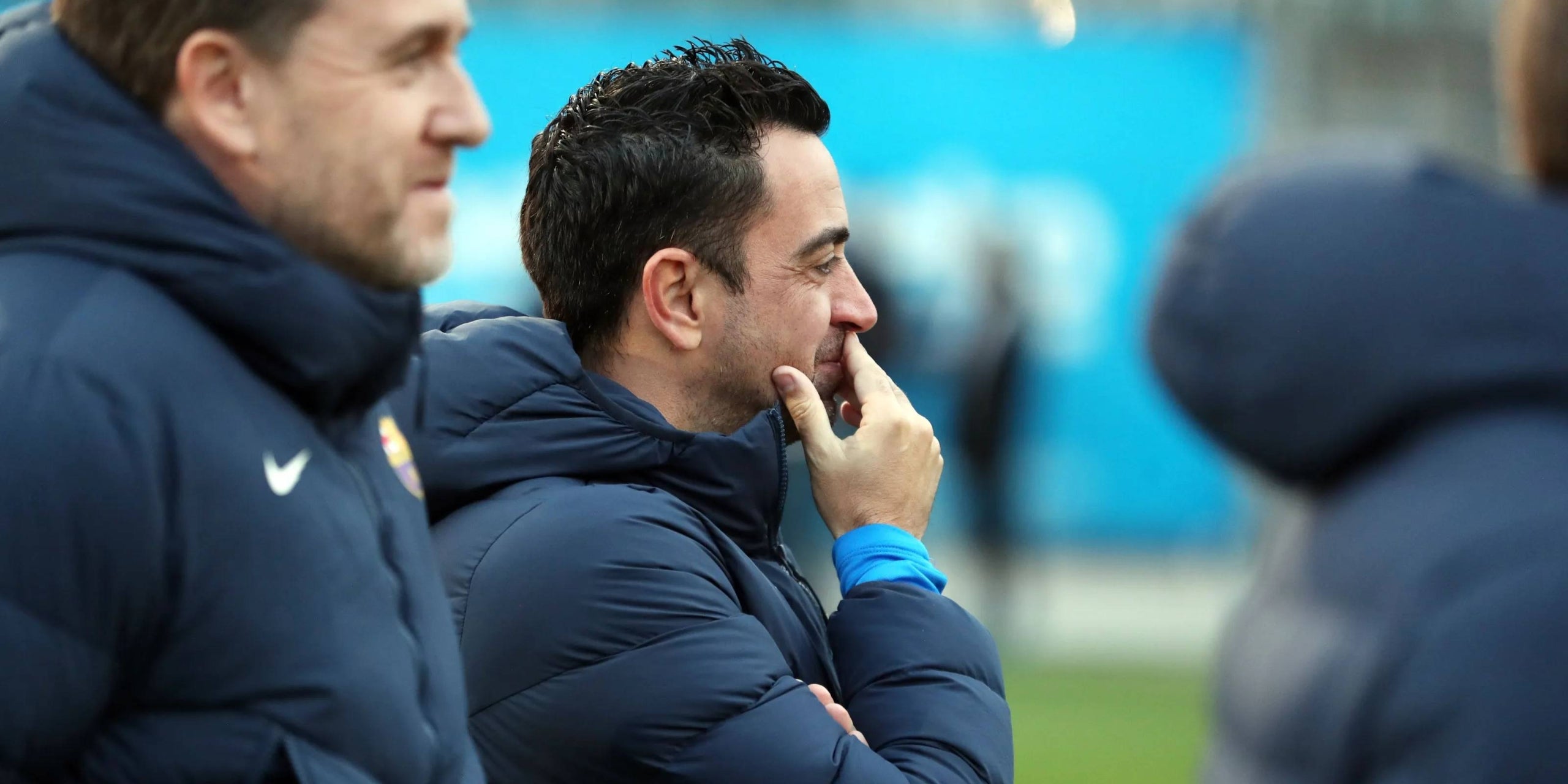 Xavi Hernández, durant un entrenament | FC Barcelona