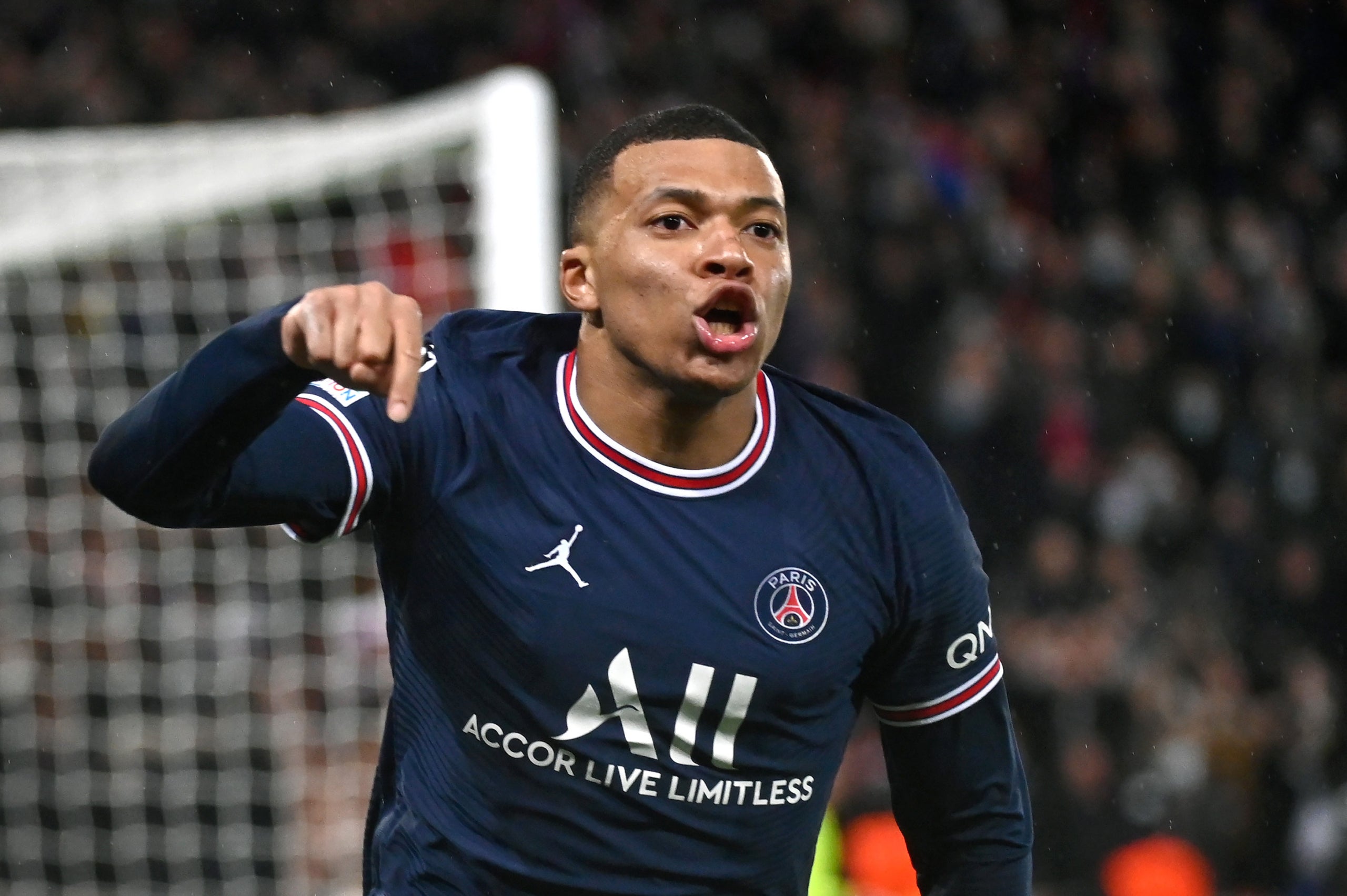 Kylian Mbappé celebra el seu gol contra el Reial Madrid | Europa Press