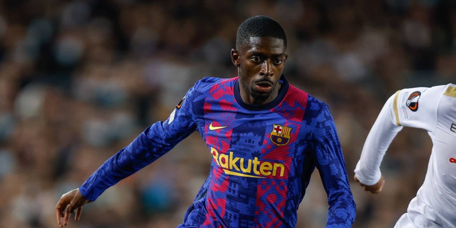 Ousmane Dembélé, durant el Barça-Nàpols | Europa Press