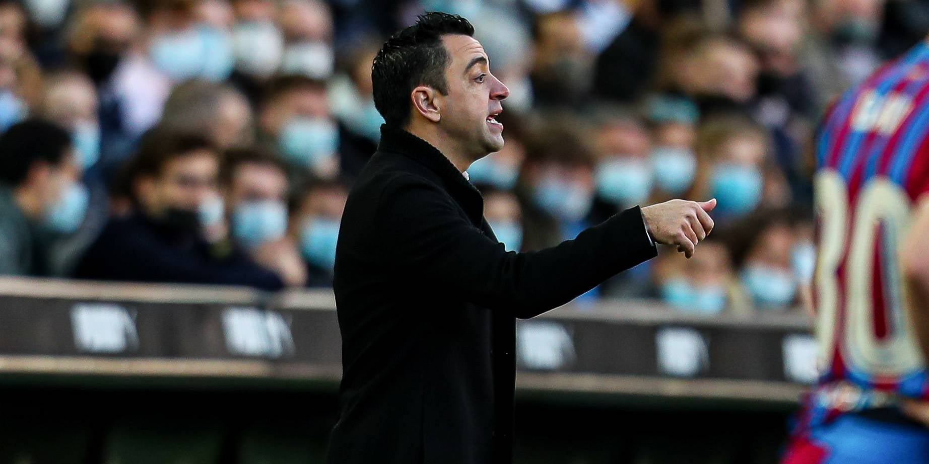 Xavi Hernández, a Mestalla | Europa Press