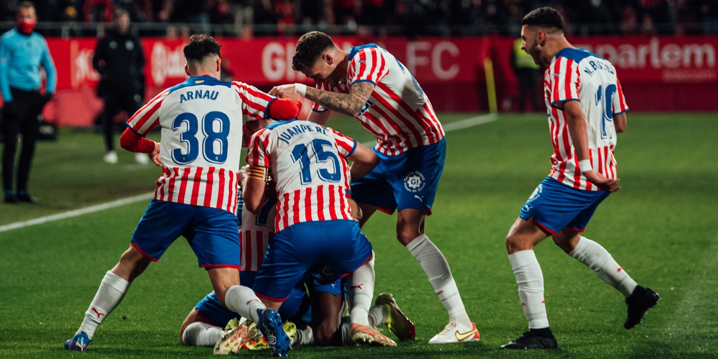 Els jugadors del Girona celebren un gol | Girona CF