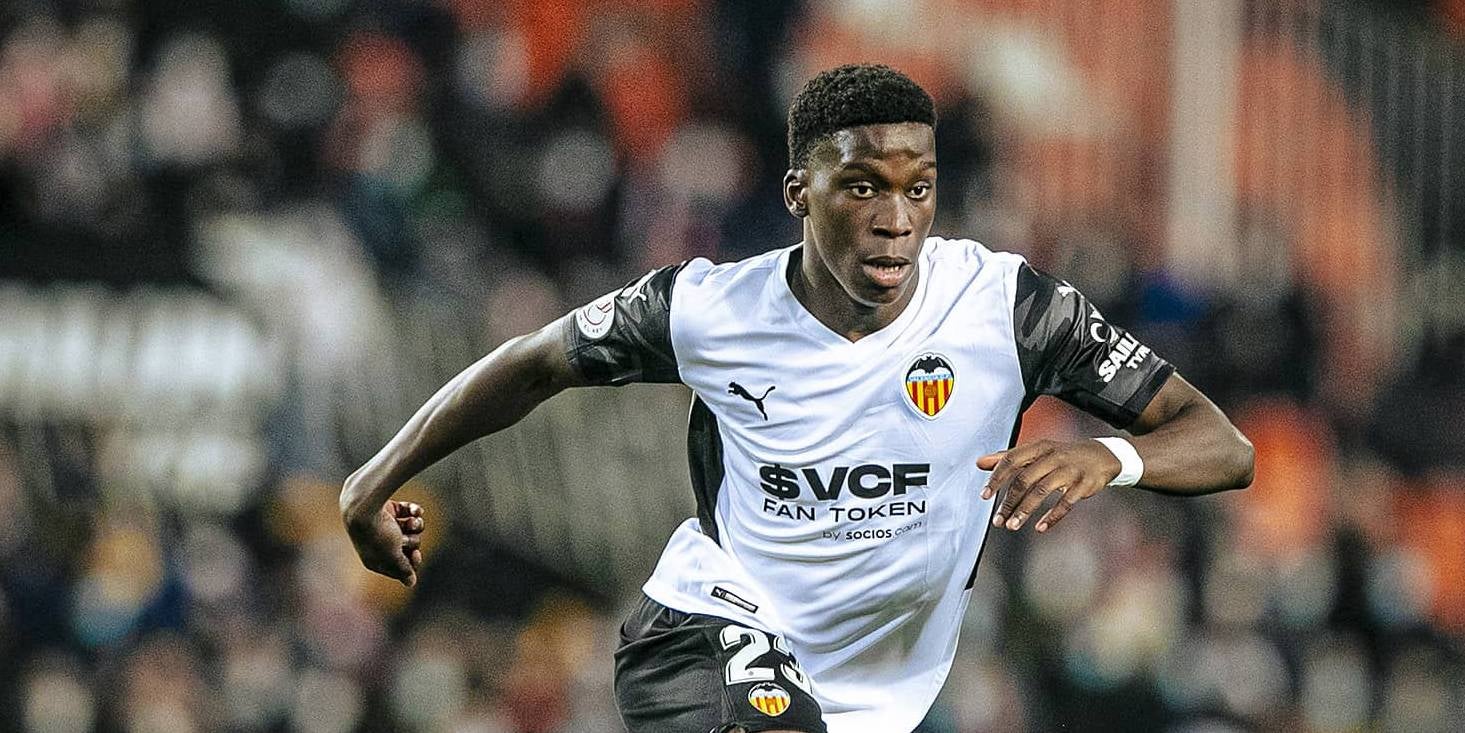Ilaix Moriba jugant amb el València | Valencia CF