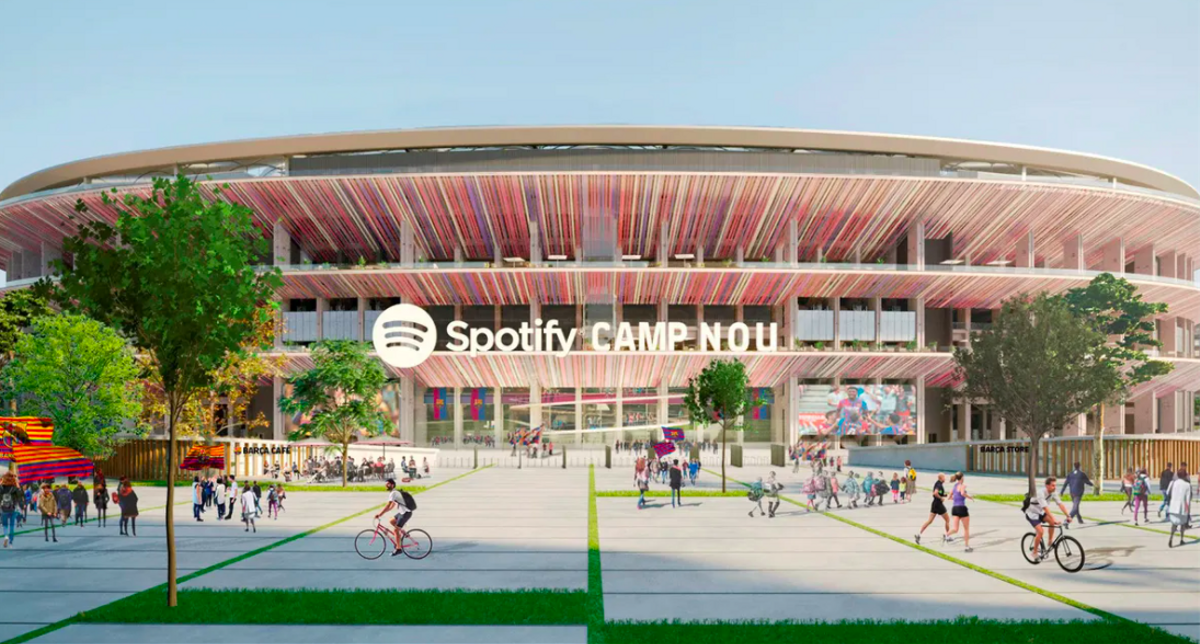 El nou Camp Nou, amb el patrocini de Spotify | FC Barcelona