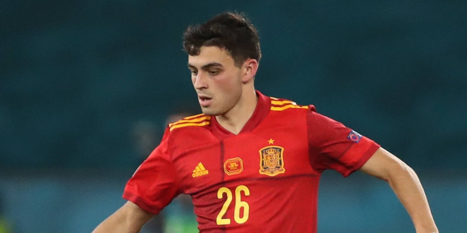 Pedri González, en un partit amb la selecció espanyola | @sefutbol