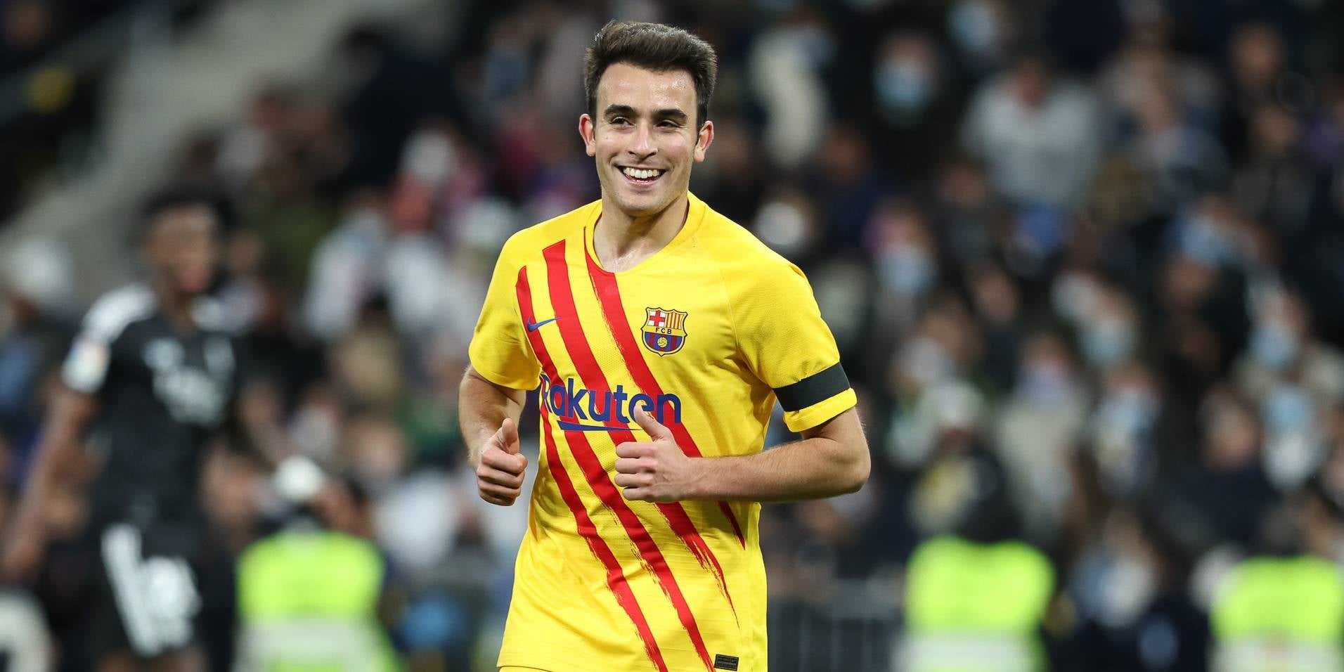 Eric Garcia, durant el clàssic | Europa Press